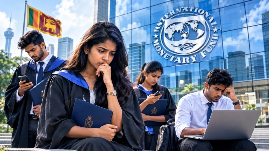 உயர் கல்வி கற்ற இலங்கை இளைஞர்களில் 43 சதவீதமானோர் வேலையின்றி தவிப்பு: IMF எச்சரிக்கை
