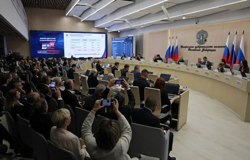 Russia Ruling Party Secures Over 57% of Vote in Parliamentary Election