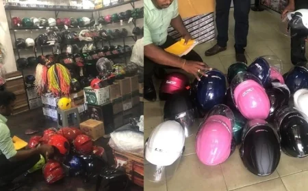 நாடு தழுவிய சுற்றிவளைப்பு: 327  தலைக்கவசங்களை பறிமுதல் செய்த அதிகாரிகள்