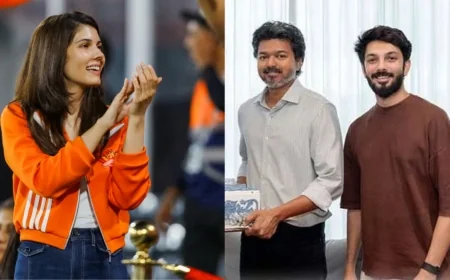 அம்பானி வீட்டு திருமணத்துக்கே போட்டியா? கிரீஸில் அனிருத் - காவ்யா மாறன் திருமணம்: சென்னையில் பிரமாண்ட வரவேற்பு!