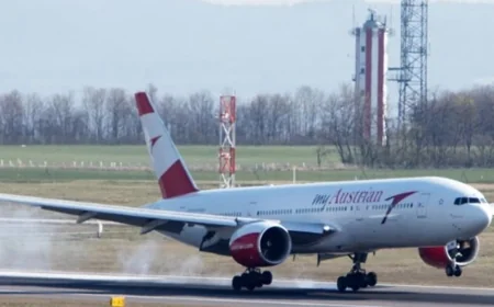 Austrian Airlines Flight from Tel Aviv Makes Emergency Landing in Sofia After Bomb Threat Signal