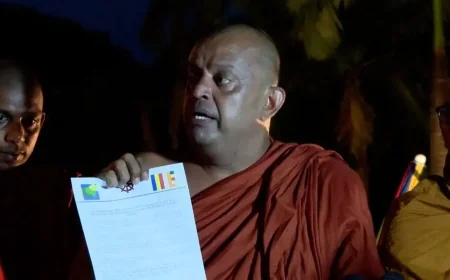 ஞானசார தேரரை விடுவிக்கக் கோரி கொழும்பில் நடந்த போராட்டம் முடிவு! பின்னணி என்ன?