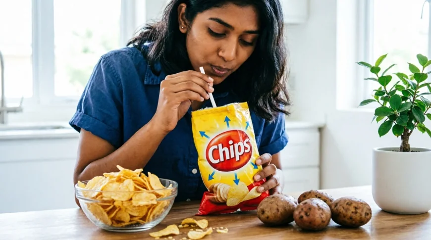 சிப்ஸ் பாக்கெட்டில் சிப்ஸை விட காற்று அதிகமாக இருப்பது ஏன்? இதுதான் உண்மையான காரணம்!