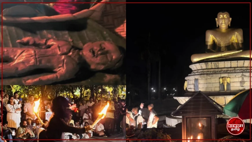 ஞானசார தேரரின் விடுதலைக்காக விஹாரமகாதேவி பூங்காவில் ஆட்சியாளர்களுக்கு எதிராக சூனியப் பூஜை