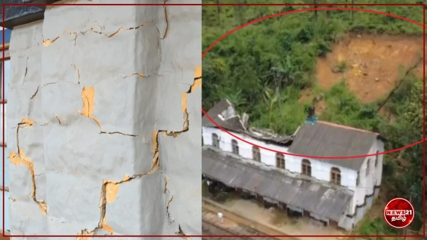 சேதமடைந்த வட்டவளை ரயில் நிலையத்தின் புனரமைப்புப் பணிகள் இராணுவத்திடம் ஒப்படைப்பு